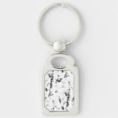 白黒の写真 キーホルダー (正面)