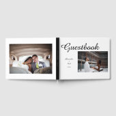 白黒の写真 ゲストブック (全面)