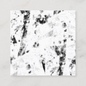 白黒の写真 コーリングカード (裏面)