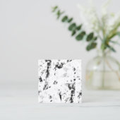 白黒の写真 コーリングカード (スタンド正面)