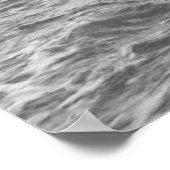 白黒の写真 – "シーサイドブレーカー" ポスター (角)