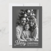 白黒の写真 シーズンカード (正面)