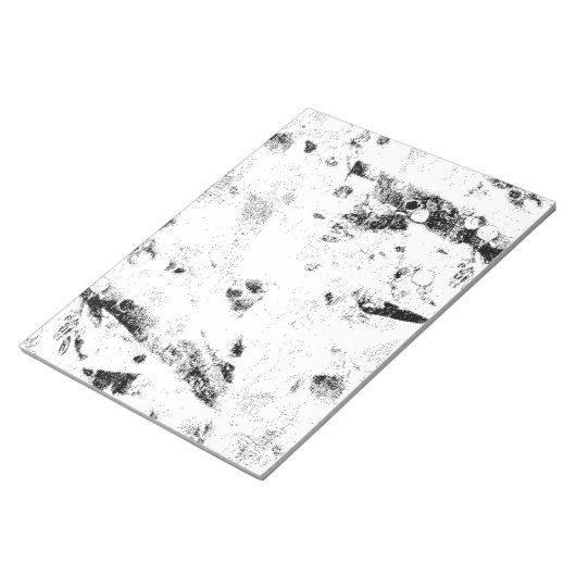 白黒の写真 ノートパッド (アングル)