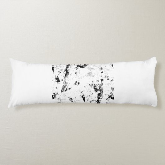 白黒の写真 ボディピロー (正面)