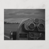 白黒の写真 ポストカード (正面)