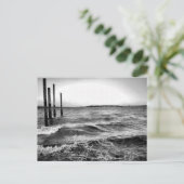 白黒の写真 ポストカード (スタンド正面)