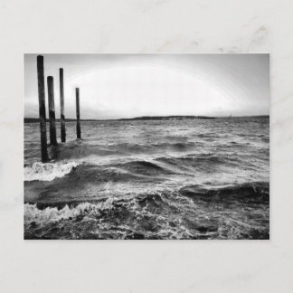 白黒の写真 ポストカード