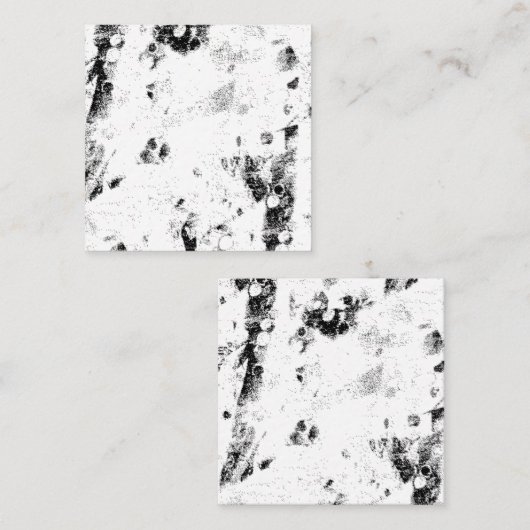 白黒の写真 予約カード (正面/裏面)