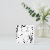 白黒の写真 予約カード (スタンド正面)