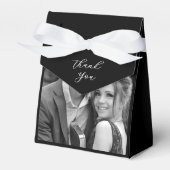 白黒の写真Thank You Black 結婚's フェイバーボックス (正面サイド)