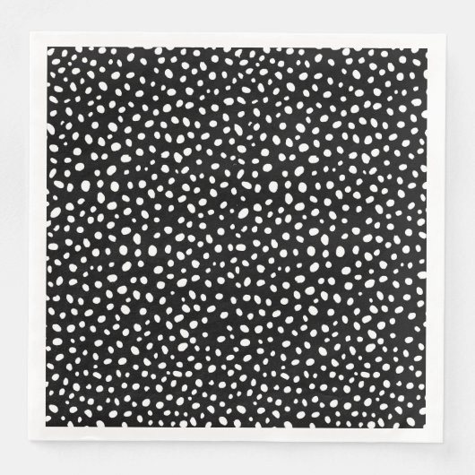 白黒の凹凸点グラフィックデザイン (正面)