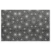 白黒の刺青レースデザイン布帛 ファブリック (ファットクウォーター)