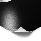 白黒の勝利Tr4スポーツカー フォトプリント (角)