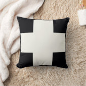 白黒の十字 クッション (ブランケット)