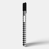白黒の千鳥格子のファッションデザイナ Case-Mate iPhoneケース (裏面 / 右)