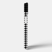 白黒の千鳥格子のファッション Case-Mate iPhoneケース (裏面 / 右)