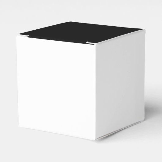 白黒の半分と半分グラフィック フェイバーボックス (正面サイド)