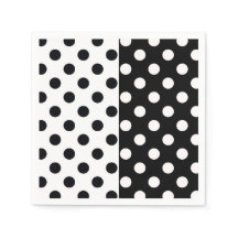 白黒の半色分割の逆水玉模様