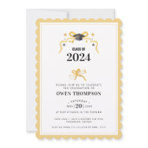 白黒の卒業年一覧リボン