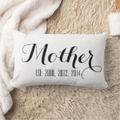 白黒の原稿|の母の日の枕 ランバークッション (ブランケット)