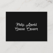 白黒の名刺 名刺 (正面)