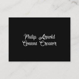 白黒の名刺 名刺