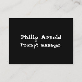 白黒の名刺 名刺