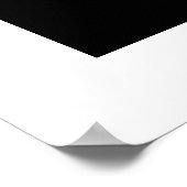 白黒の四角形デザイン。 ポスター (角)