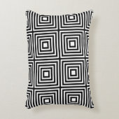 白黒の四角形 アクセントクッション (正面(垂直))