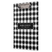 白黒の四角形 クリップボード (左)