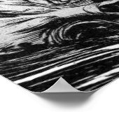 白黒の地獄ポスター ポスター (角)