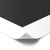 白黒の壁用ドラム ポスター (角)