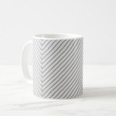 白黒の壁 コーヒーマグカップ (正面左)