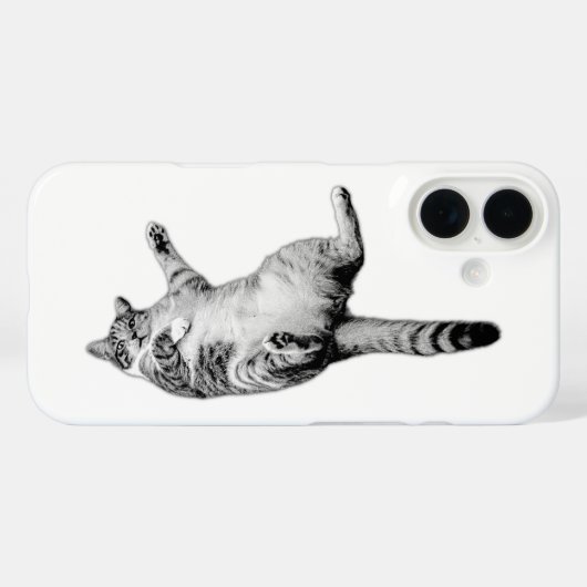 白黒の変わり者 Case-Mate iPhoneケース (裏面 (横))