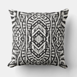白黒の多層パターンクッション クッション