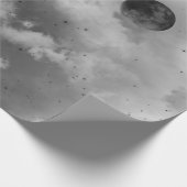 白黒の夜空 ラッピングペーパー (角)