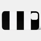 白黒の大きなストライプ Case-Mate iPhoneケース (裏面 (横))
