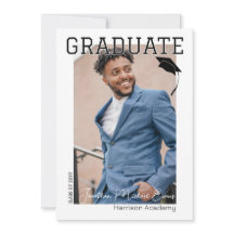 白黒の大学院の縦ポートレート写真