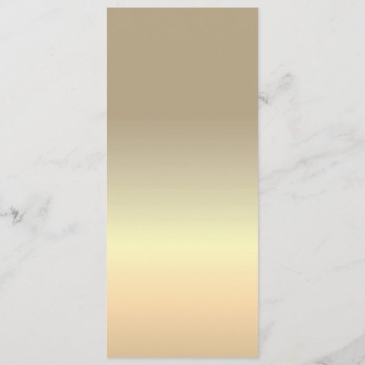 白黒の大理石のメ結婚ニュー メニュー (裏面)