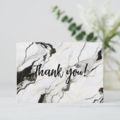 白黒の大理石サンキューカード サンキューカード (スタンド正面)