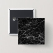 白黒の大理石テクスチャ 缶バッジ (正面&裏面)