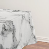 白黒の大理石テーブルクロス文字 テーブルクロス (インサイチュ)