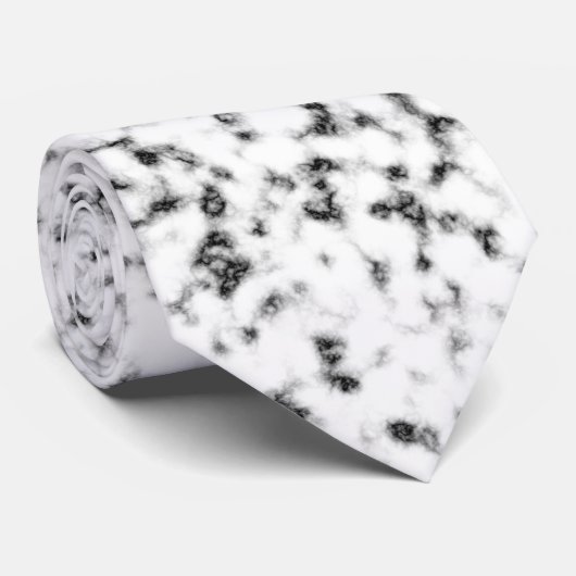 白黒の大理石ネクタイ ネクタイ (ロール)