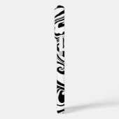 白黒の大理石 – 紙マーリングスタイル Case-Mate iPhoneケース (裏面 / 左)