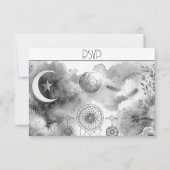 白黒の天月応答カード (正面)