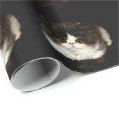 白黒の子猫 ラッピングペーパー (ロールコーナー)