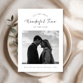 白黒の家族の写真が素敵な時間 シーズンカード