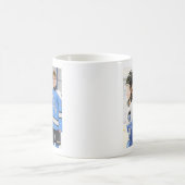 白黒の家族クラシックのモダン写真 コーヒーマグカップ (中央)