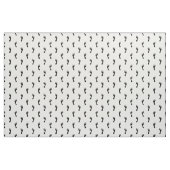 白黒の小さな裸の足 ファブリック (ファットクウォーター)