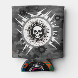 白黒の屋外カモフラージュ漁師ハンター 缶クーラー